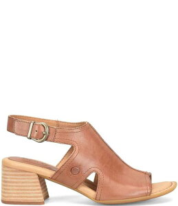 �{�[�� ���f�B�[�X �V���[�Y �T���_�� ���U�[ Born Swinton Leather Slingback Sandals Brown �u���E��