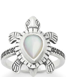 �W�F�[���Y �G�C�����[ ���f�B�[�X �A�N�Z�T���[ �w�� James Avery Turtle Ring Mother of Pearl �p�[��