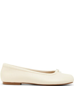�X�e�B�[�u �}�f�� ���f�B�[�X �V���[�Y �p���v�X ���U�[ Steve Madden Calico Leather Splitoe Ballet Flats Bone