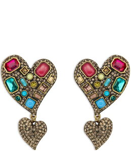 �J�[�g�W�F�C�K�[�����h�� ���f�B�[�X �A�N�Z�T���[ �s�A�X�E�C�������O Kurt Geiger London Pav Heart Stone Drop Earrings Multi �}���`�J���[