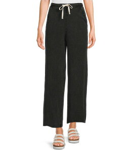 ���b�v�J�[�� ���f�B�[�X �{�g���X �J�W���A���p���c ���C�h���b�O �N���[�v Rip Curl Classic Surf Wide Leg Crepe Poplin Pants Black �u���b�N