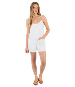 �n�[���[ ���f�B�[�X �g�b�v�X �����s�[�X �����p�[�X �m�[�X���[�u Hurley Wavy Daysleeveless Romper White �z���C�g