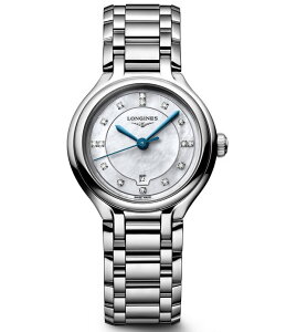 �����W�� ���f�B�[�X �A�N�Z�T���[ �r���v T�V���c Longines Women's Primaluna Quartz Rhinestone Analog Stainlessteel Bracelet Watch Silver �V���o�[