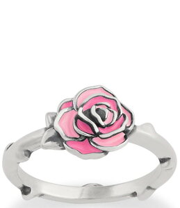 �W�F�[���Y �G�C�����[ ���f�B�[�X �A�N�Z�T���[ �w�� James Avery Enamel Consuela Rose Ring Sterling Silver/Pink �s���N