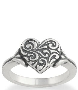 �W�F�[���Y �G�C�����[ ���f�B�[�X �A�N�Z�T���[ �w�� James Avery Florentine Heart Ring Sterling Silver �V���o�[