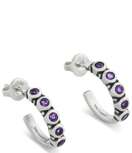 �W�F�[���Y �G�C�����[ ���f�B�[�X �A�N�Z�T���[ �s�A�X�E�C�������O James Avery Gemstone Hoop Earringsterling Silver/Amethyst �V���o�[