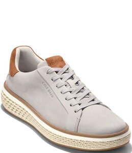 �R�[���n�[�� �����Y �V���[�Y �X�j�[�J�[ Cole Haan Men's Grandpro Court SkyWeave Nubuck Sneakers Paloma/British Tan/Ivory �A�C�{���[