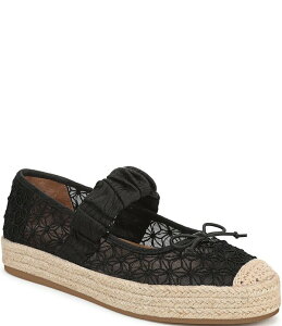�T���G�f���}�� ���f�B�[�X �V���[�Y �p���v�X ���b�V�� Circus NY by Sam Edelman Lillie Mesh Bow Detail Mary Janespadrille Ballet Flats Black �u���b�N