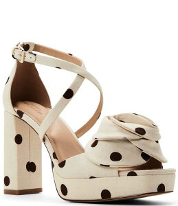 �e�b�h�x�[�J�[ ���f�B�[�X �V���[�Y �T���_�� �h�b�g�� �h�b�g Ted Baker London Maddy Rose Polka Dot Rose Ornament Dressandals Ivory Multi �A�C�{���[