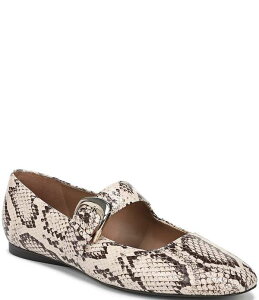 �i�`�����C�U�[ ���f�B�[�X �V���[�Y �p���v�X �v�����g ���U�[ Naturalizer Cosmic Snake Print Leather Mary Jane Flats Beige Snake �x�[�W��