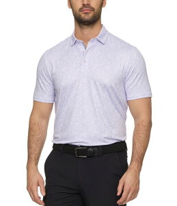 �t���b�O �A���h �A���Z�� �����Y �g�b�v�X �V���c �v�����g Flag and Anthem Atmore Wave Print Short Sleeve MadeFlex Performance Polo Shirt White/Lavender �z���C�g