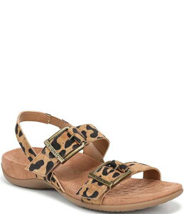 �o�C�I�j�b�N ���f�B�[�X �V���[�Y �T���_�� �v�����g �X�G�[�h Vionic Reese Suede Leopard Print Sandals Tan Leopard �^��