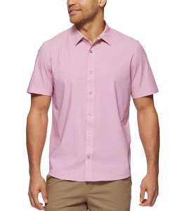 �t���b�O �A���h �A���Z�� �����Y �g�b�v�X �V���c �v�����g Flag and Anthem Campton Dot Print Performance Shirt Pink �s���N