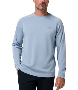 �g���r�X�}�q���[ �����Y �g�b�v�X �V���c TravisMathew Fibercloud Crew Shirt Ash Blue �A�b�V��
