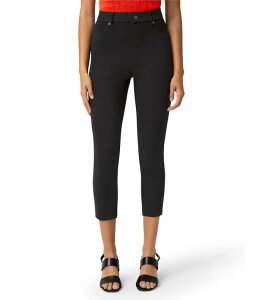 �q���[ ���f�B�[�X �{�g���X �f�j���p���c �L���b�v ���M���X HUE Hi-Rise Ultra Soft Denim Capri Leggings Black �u���b�N