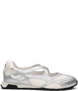 �A�b�V�� ���f�B�[�X �V���[�Y �X�j�[�J�[ ���b�V�� ���U�[ ASH Kore Leather and Mesh Crossover Mary Jane Sneakersilver/White �z���C�g