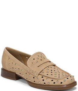 �i�`�����C�U�[ ���f�B�[�X �V���[�Y �p���v�X�G�[�h ���[�t�@�[ Naturalizer 27 EDIT Haven Studded Perf Suede Penny Loafers Dune Dust