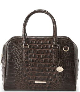 �u�����~�� ���f�B�[�X �o�b�O BRAHMIN Alden Road Marissatchel Handle Bag Chocolate �`���R���[�g