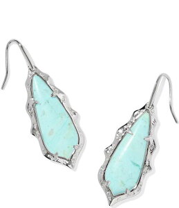 �P���h���X�R�b�g ���f�B�[�X �A�N�Z�T���[ �s�A�X�E�C�������O Kendra Scott Adriana Scallop Frame Drop Earringsilver Sea Green Chrysocolla �O���[��