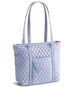 �x���u���b�h���[ ���f�B�[�X �o�b�O �R�b�g�� Vera Bradley Small Original Zip-Topremium Cotton Tote Bag Blue Chambray �u���[