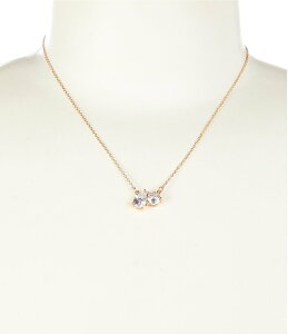 �Z�U���k ���f�B�[�X �A�N�Z�T���[ �l�b�N���X�E�`���[�J�[ ���[�X Cezanne CZ Teardrop & Round Stone Delicate Chain Short Pendant Necklace Gold/CZ �S�[���h