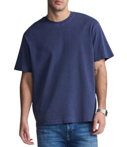 �}�r �����Y �g�b�v�X �V���c Mavi Short Sleeve Loose Fit-Shirt Black Iris �u���b�N