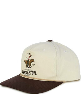 �y���h���g�� �����Y �A�N�Z�T���[ �X�q Pendleton Cowboy Snapback Flat-Brim Hat Cowboy Ivory �A�C�{���[