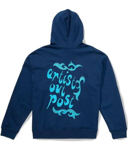 �X�R�b�`�A���h�\�[�_ �����Y �A�E�^�[ �p�[�J�[�E�X�E�F�b�g �O���t�B�b�N Scotch & Soda Front And Back Graphic Loose Fit Hoodie Pageant Blue �u���[