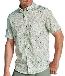 �W�����X�g���A���h�}�[�t�B�[ �����Y �g�b�v�X �V���c �v�����g Johnston & Murphy Tee Time Print Short Sleeve Woven Shirt White/Sage Tee Time �z���C�g