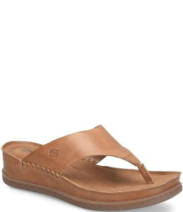 �{�[�� ���f�B�[�X �V���[�Y �T���_�� ���U�[ Born Edie Leather Thong Sandalsyrup Brown �u���E��