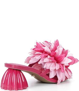 �Z�V���A �j���[���[�N ���f�B�[�X �V���[�Y �T���_�� Cecelia New York Dahlia Flower Ornament Banded Slide Sandals Magenta Multi �}�[���^