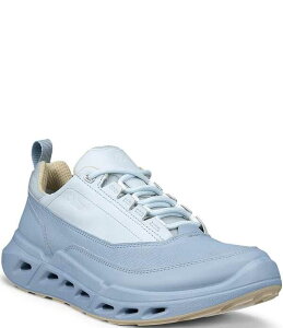 �G�R�[ ���f�B�[�X �V���[�Y �X�j�[�J�[ ���U�[ ECCO Women's Biom 720 Leather Sneakers Dusty Blue/Air/Concrete �u���[