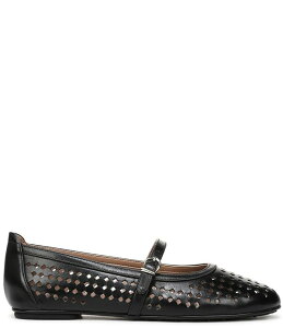 �i�`�����C�U�[ ���f�B�[�X �V���[�Y �p���v�X ���U�[ Naturalizer Aria Perforated Leather Mary Jane Flats Black �u���b�N