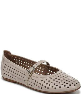 �i�`�����C�U�[ ���f�B�[�X �V���[�Y �p���v�X ���U�[ Naturalizer Aria Perforated Leather Mary Jane Flats Ivory Mist �A�C�{���[
