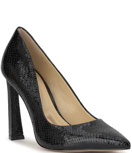 �W�F�V�J�V���v�\�� ���f�B�[�X �V���[�Y �q�[�� Jessica Simpson Omissia Snakembossed Pointed Toe Pumps Black �u���b�N
