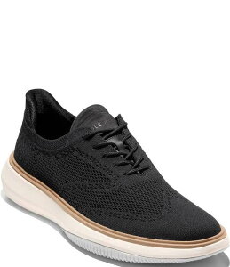 �R�[���n�[�� �����Y �V���[�Y �E�B���O�`�b�v �I�b�N�X�t�H�[�h Cole Haan Men'stitchlite Quick-On Wingtip Oxfords Black/Natural/Ivory �A�C�{���[