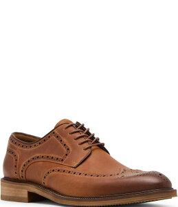�X�e�B�[�u �}�f�� �����Y �V���[�Y �E�B���O�`�b�v �I�b�N�X�t�H�[�h ���U�[ Steve Madden Men's Eckley Wingtip Leather Oxfords Tan �^��