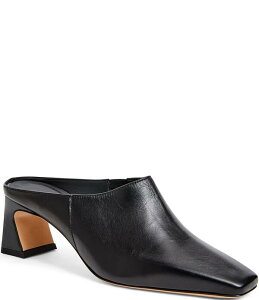 �u���[�m�}�O�� ���f�B�[�X �V���[�Y �T���_�� ���U�[ �q�[�� Bruno Magli Fran Leather Block Heel Mules Black �u���b�N