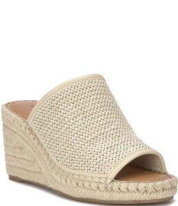 ���b�L�[�u�����h ���f�B�[�X �V���[�Y �X���b�|���E���[�t�@�[ �T���_�� Lucky Brand Cabriah Woven Espadrille Wedge Slide Sandalstucco