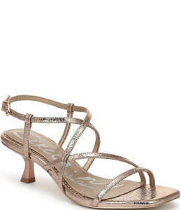 �T���G�f���}�� ���f�B�[�X �V���[�Y �T���_�� �g�[�� �A���N�� Circus NY by Sam Edelman Jasmine Metallic Ankle Strap Dressandals Gold Leaf �S�[���h