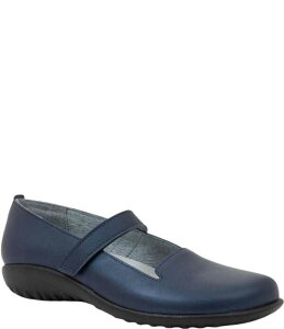 �i�I�g ���f�B�[�X �V���[�Y �p���v�X ���U�[ Naot Purini Leather Mary Jane Flats Polar Sea