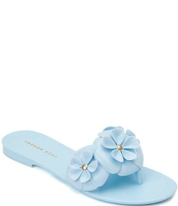 �W���b�N���W���[�X ���f�B�[�X �V���[�Y �T���_�� Jack Rogers Amelia Flower Ornament Jelly Thong Flat Sandals Baby Blue �u���[