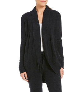 �x�A�t�b�g�h���[���X ���f�B�[�X �A���_�[�E�F�A �i�C�g�E�F�A �J�[�f�B�K�� Barefoot Dreams Bamboo Long Sleeve CozyChicR Lite Circle Lounge Cardigan Black �u���b�N