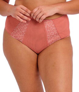�G���~ ���f�B�[�X �A���_�[�E�F�A �p���c Elomi Matilda Full Brief Dotted Panty Rose Leopard �A�j�}��