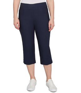 ���r�[�A�[���f�B�[ ���f�B�[�X �{�g���X �J�W���A���p���c �X�g���[�g �L���b�v Ruby Rd. Stretch Straight Leg Pull-On Capri Pants Navy �l�C�r�[