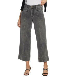 �G�k���C�f�B�[�W�F�C ���f�B�[�X �{�g���X �f�j���p���c ���C�h���b�O �A���N�� �W�[���Y NYDJ LiftuckR Technology Teresa Stretch Denim Wide Leg Ankle Front Seam Jeans Dusty Ash �A�b�V��