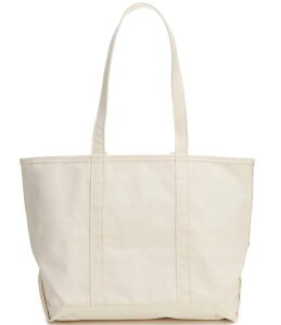 �G���G���r�[�� ���f�B�[�X �o�b�O L.L.Bean Medium Zip Top Boat and ToteR Bag Natural