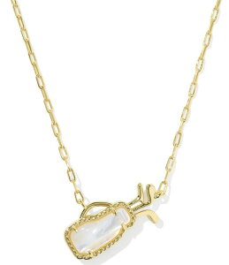 �P���h���X�R�b�g ���f�B�[�X �A�N�Z�T���[ �l�b�N���X�E�`���[�J�[ ���[�X Kendra Scott Golf Short Pendant Necklace Gold Ivory Mother Of Pearl �A�C�{���[