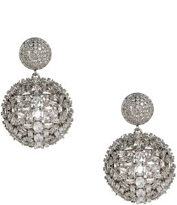 �Z�U���k ���f�B�[�X �A�N�Z�T���[ �s�A�X�E�C�������O C by Cezanne Half Dome CZ Drop Earringsilver/Crystal �V���o�[