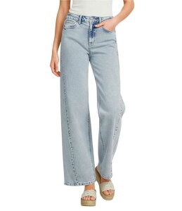 �W�[�r�[ ���f�B�[�X �{�g���X �J�W���A���p���c ���C�h���b�O �f�j�� GB Wide Leg Denim Pants Light Blue �u���[